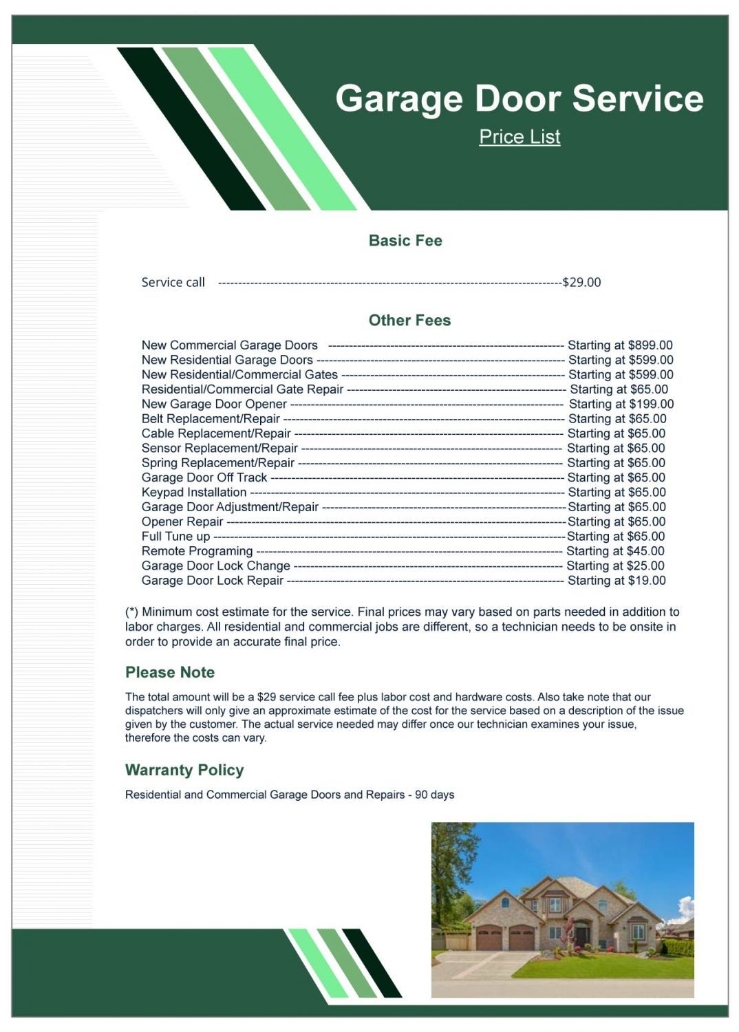 List Garage Door And Opener List Garage Door And Opener
